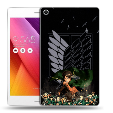 Силиконовый чехол на ASUS ZenPad S 8 с принтом Атака титанов