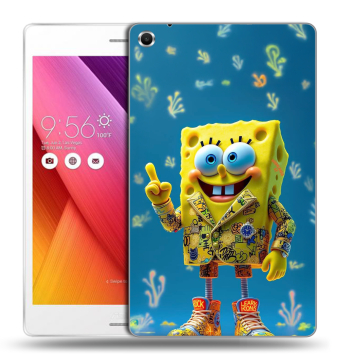 Силиконовый чехол на ASUS ZenPad S 8 с принтом Спанч боб Спанчбоб