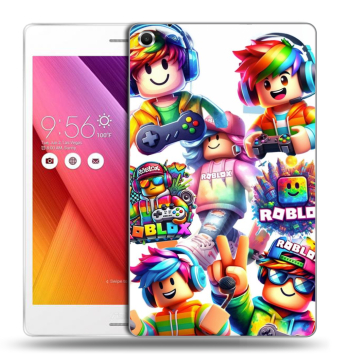 Силиконовый чехол на ASUS ZenPad S 8 с принтом Roblox Роблокс