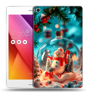 Силиконовый чехол на ASUS ZenPad S 8 с принтом Новый год