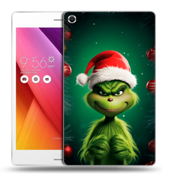 Силиконовый чехол на ASUS ZenPad S 8 с принтом Гринч Новый год Рождество