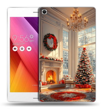 Силиконовый чехол на ASUS ZenPad S 8 с принтом Новый год