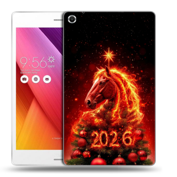 Силиконовый чехол на ASUS ZenPad S 8 с принтом Новый год