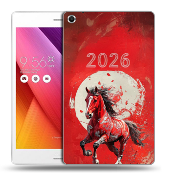 Силиконовый чехол на ASUS ZenPad S 8 с принтом Новый год