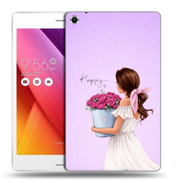 Силиконовый чехол на ASUS ZenPad S 8 с принтом женский