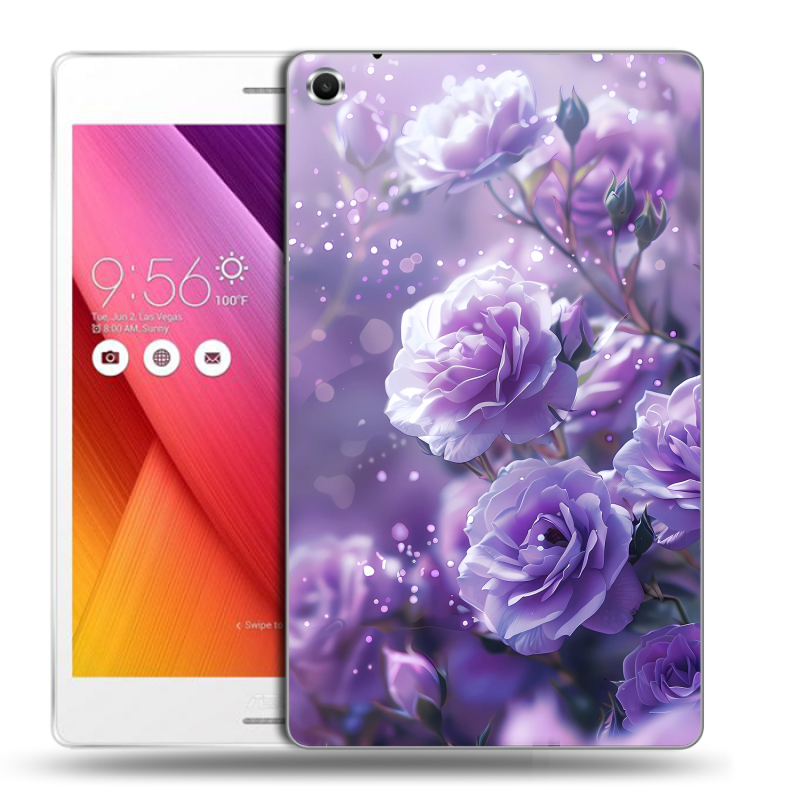 Силиконовый чехол на ASUS ZenPad S 8 с принтом Розы цветы Силиконовый чехол на ASUS ZenPad S 8 с принтом Розы цветы