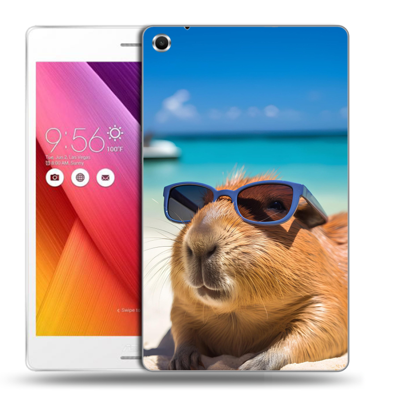 Силиконовый чехол на ASUS ZenPad S 8 с принтом Капибара Силиконовый чехол на ASUS ZenPad S 8 с принтом Капибара
