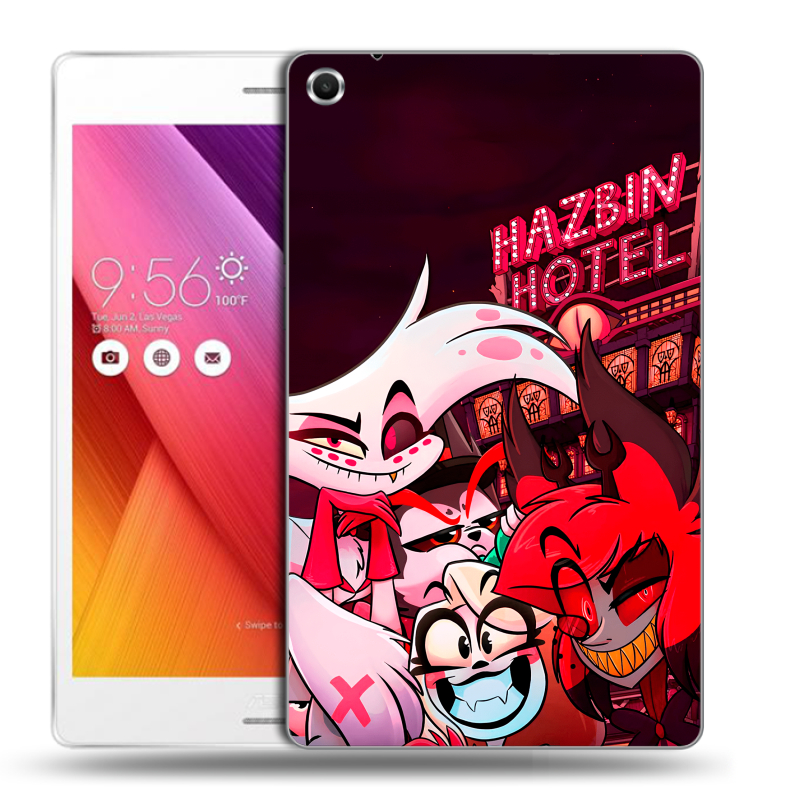 Силиконовый чехол на ASUS ZenPad S 8 с принтом Hazbin Hotel Отель Хазбин Силиконовый чехол на ASUS ZenPad S 8 с принтом Hazbin Hotel Отель Хазбин