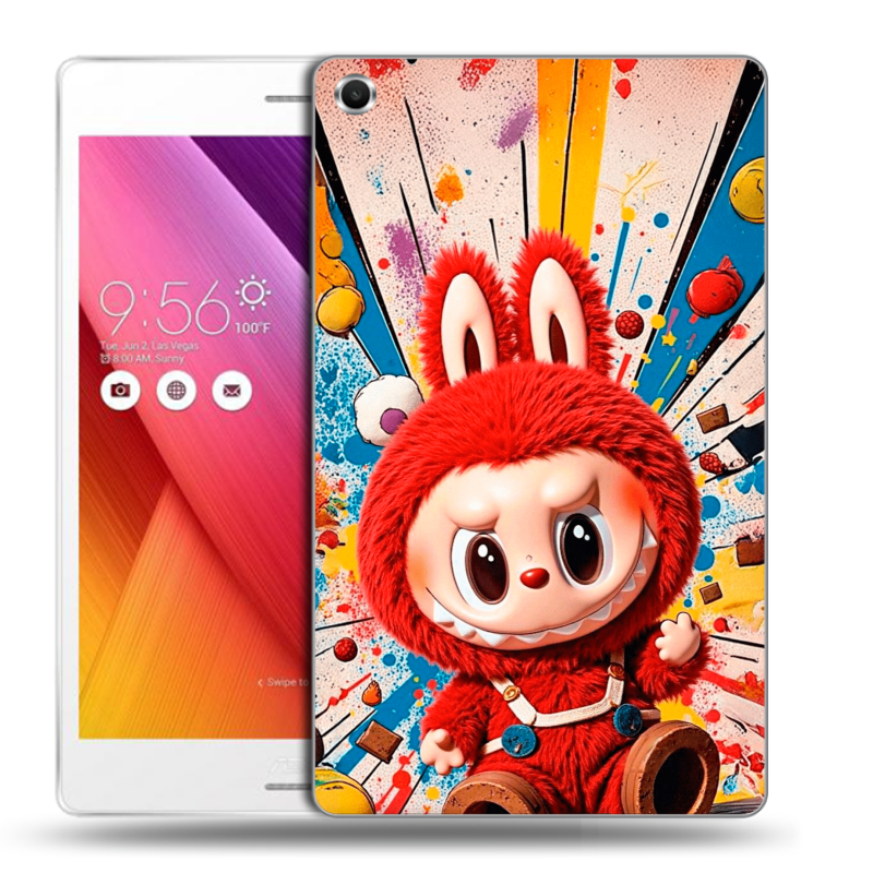 Силиконовый чехол на ASUS ZenPad S 8 с принтом Labubu Лабубу Силиконовый чехол на ASUS ZenPad S 8 с принтом Labubu Лабубу