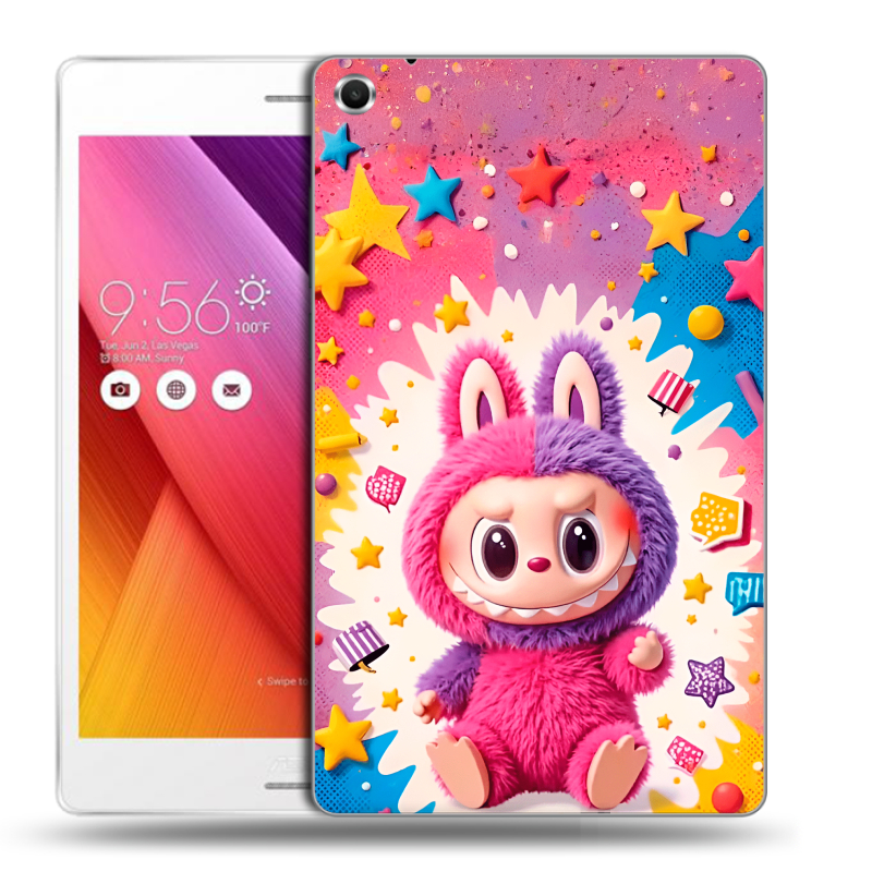Силиконовый чехол на ASUS ZenPad S 8 с принтом Labubu Лабубу Силиконовый чехол на ASUS ZenPad S 8 с принтом Labubu Лабубу