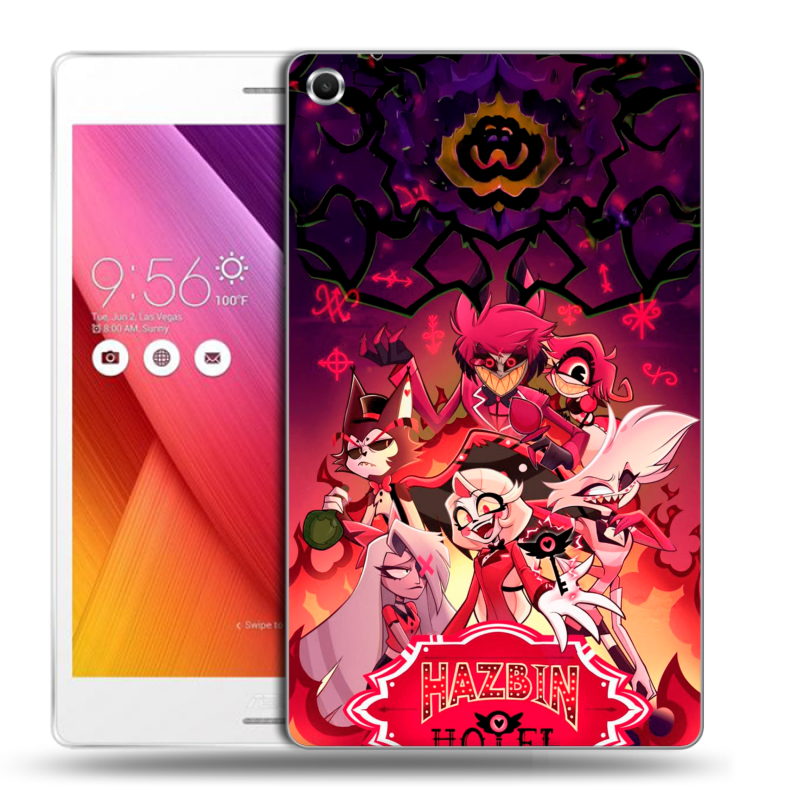 Силиконовый чехол на ASUS ZenPad S 8 с принтом Hazbin Hotel Отель Хазбин Силиконовый чехол на ASUS ZenPad S 8 с принтом Hazbin Hotel Отель Хазбин