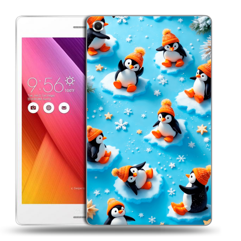 Силиконовый чехол на ASUS ZenPad S 8 с принтом Новый год Силиконовый чехол на ASUS ZenPad S 8 с принтом Новый год