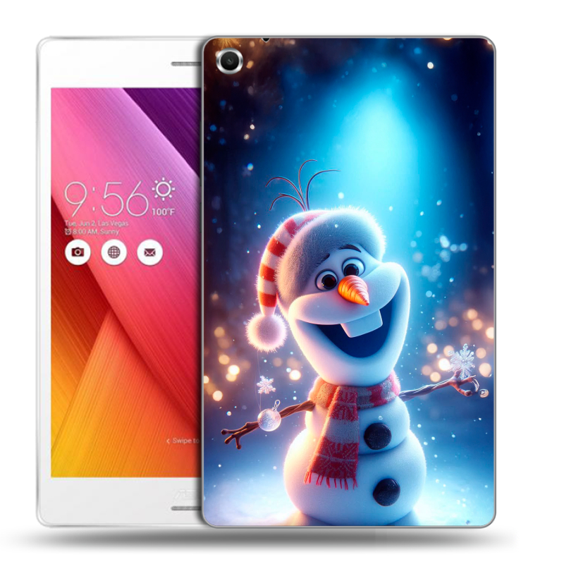 Силиконовый чехол на ASUS ZenPad S 8 с принтом Новый год Силиконовый чехол на ASUS ZenPad S 8 с принтом Новый год