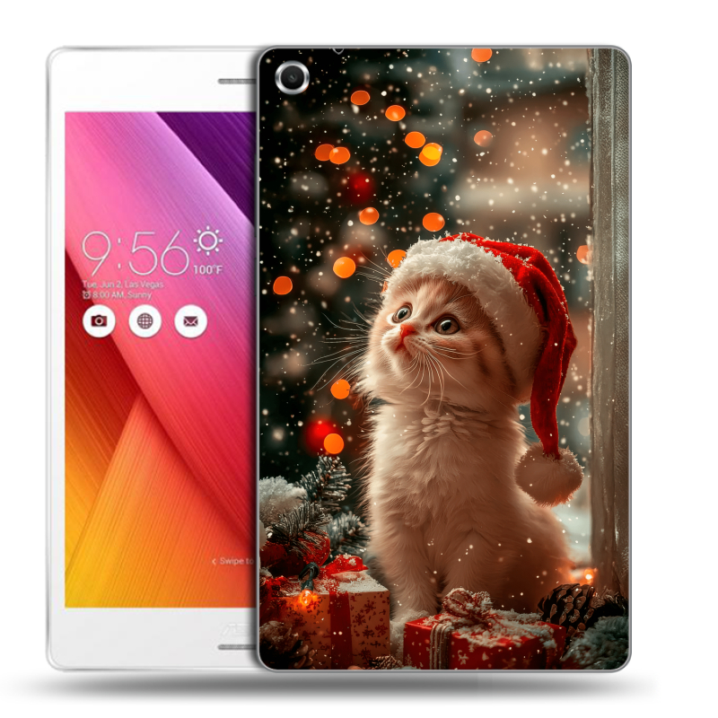 Силиконовый чехол на ASUS ZenPad S 8 с принтом Новый год Силиконовый чехол на ASUS ZenPad S 8 с принтом Новый год