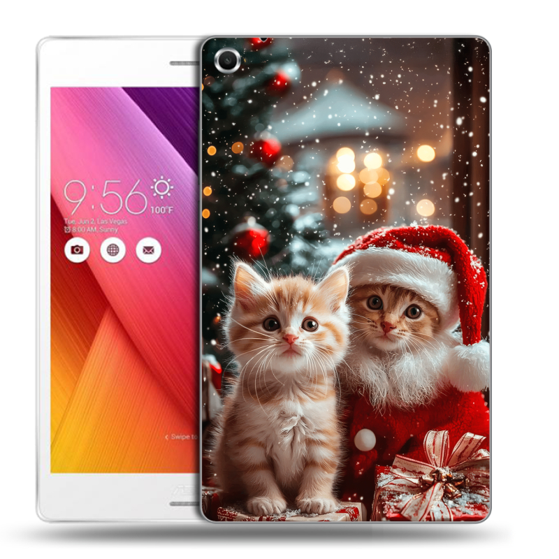 Силиконовый чехол на ASUS ZenPad S 8 с принтом Новый год Силиконовый чехол на ASUS ZenPad S 8 с принтом Новый год