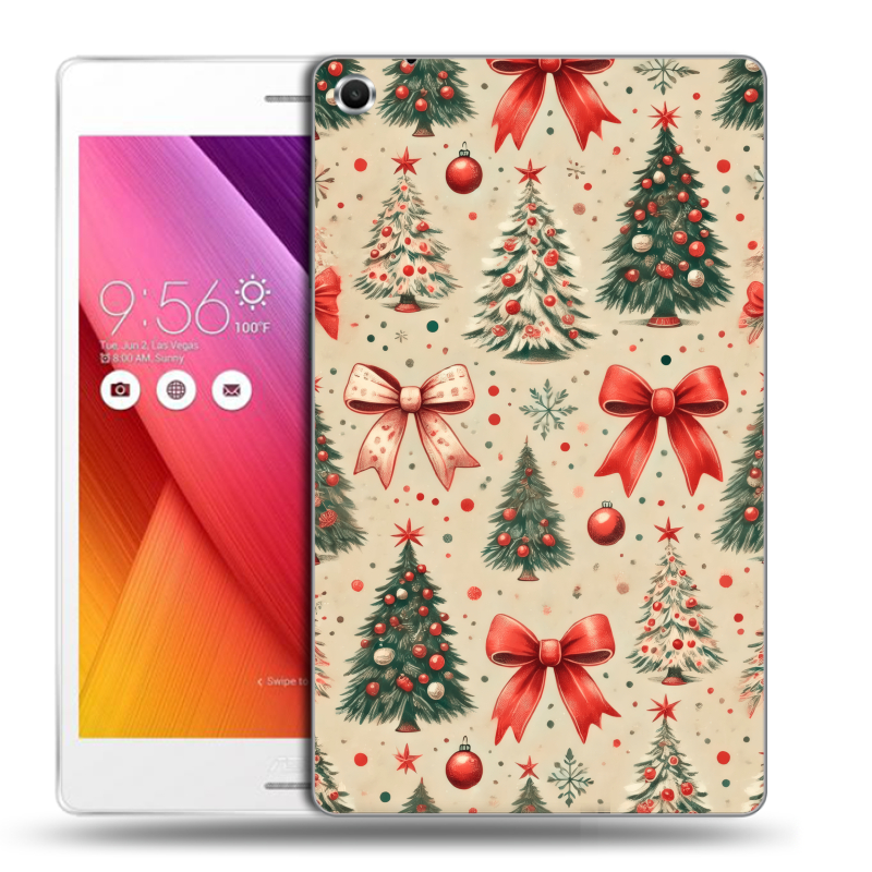 Силиконовый чехол на ASUS ZenPad S 8 с принтом Новый год Силиконовый чехол на ASUS ZenPad S 8 с принтом Новый год