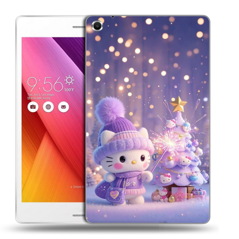Силиконовый чехол на ASUS ZenPad S 8 с принтом Новый год Силиконовый чехол на ASUS ZenPad S 8 с принтом Новый год