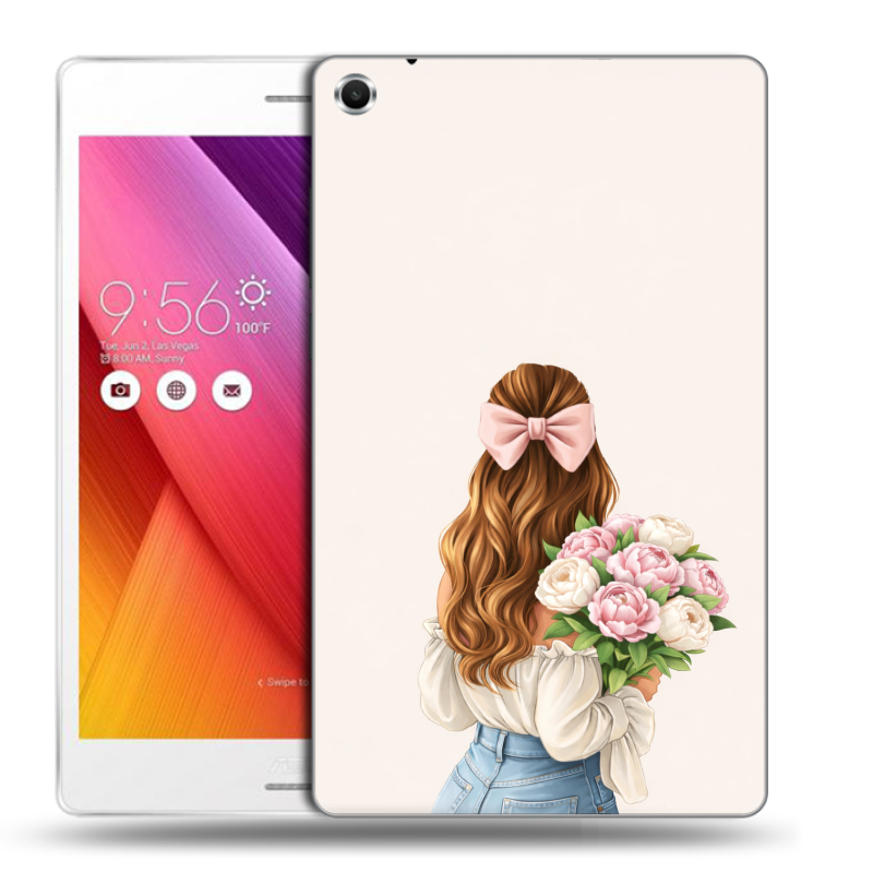 Силиконовый чехол на ASUS ZenPad S 8 с принтом женский Силиконовый чехол на ASUS ZenPad S 8 с принтом женский