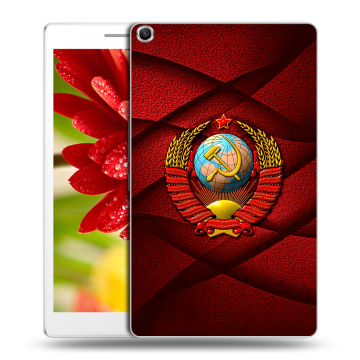 Силиконовый чехол на планшета ASUS ZenPad 8 с принтом Герб СССР