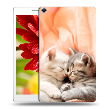 Силиконовый чехол на ASUS ZenPad 8 с принтом Котята