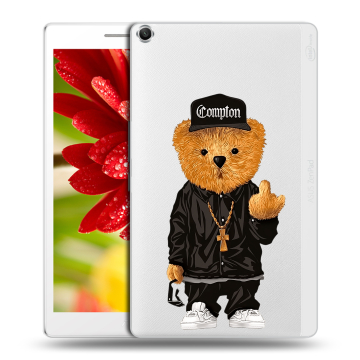 Силиконовый чехол на ASUS ZenPad 8 с принтом Мишка