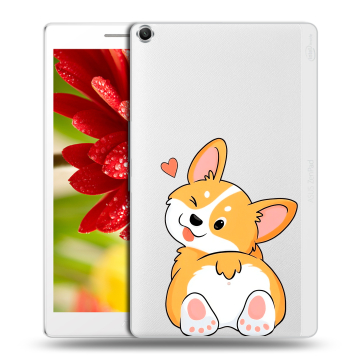 Силиконовый чехол на ASUS ZenPad 8 с принтом Корги