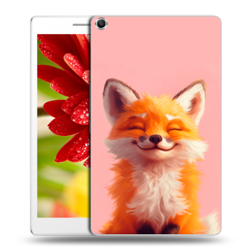 Силиконовый чехол на ASUS ZenPad 8 с принтом милая лиса
