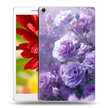 Силиконовый чехол на ASUS ZenPad 8 с принтом Розы цветы