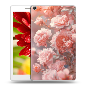 Силиконовый чехол на ASUS ZenPad 8 с принтом Розовые розы