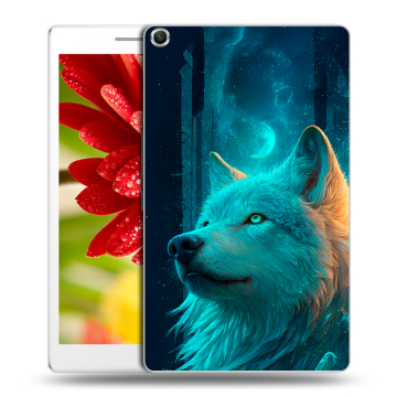 Силиконовый чехол на ASUS ZenPad 8 с принтом бабочки саккура