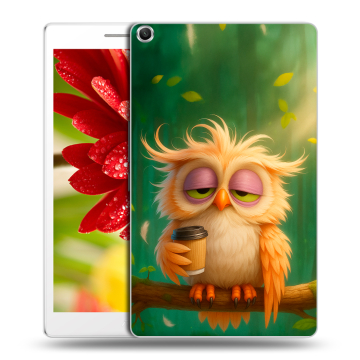 Силиконовый чехол на ASUS ZenPad 8 с принтом сова