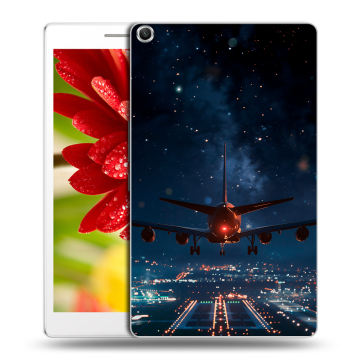 Силиконовый чехол на ASUS ZenPad 8 с принтом самолет