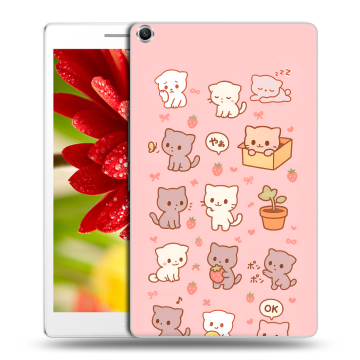 Силиконовый чехол на ASUS ZenPad 8 с принтом Hello Kitty Хелоу Кити