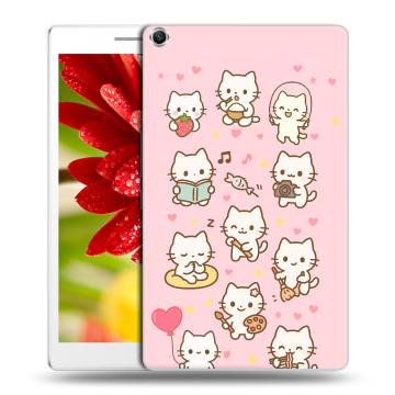 Силиконовый чехол на ASUS ZenPad 8 с принтом Hello Kitty Хелоу Кити