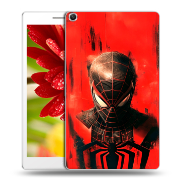 Силиконовый чехол на ASUS ZenPad 8 с принтом человек паук spiderman
