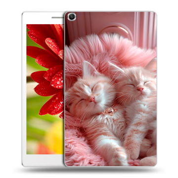 Силиконовый чехол на ASUS ZenPad 8 с принтом котята котики