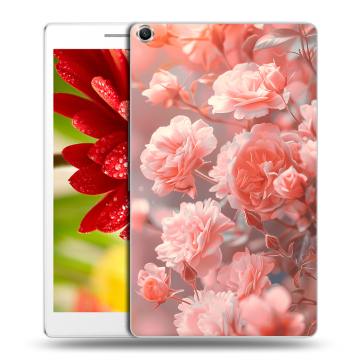 Силиконовый чехол на ASUS ZenPad 8 с принтом Розы цветы