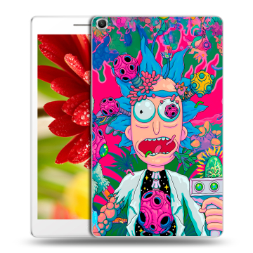 Силиконовый чехол на ASUS ZenPad 8 с принтом Рик и Морти Rick Morty