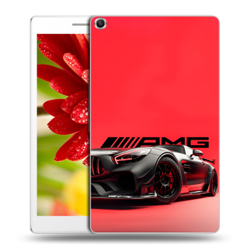 Силиконовый чехол на ASUS ZenPad 8 с принтом Мерседес Mercedes AMG