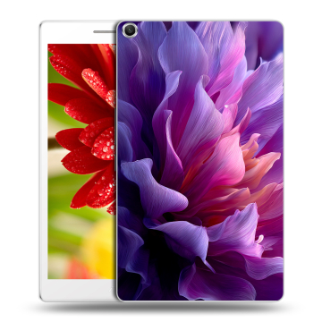 Силиконовый чехол на ASUS ZenPad 8 с принтом женский цветы