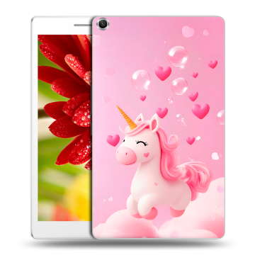 Силиконовый чехол на ASUS ZenPad 8 с принтом Единорог