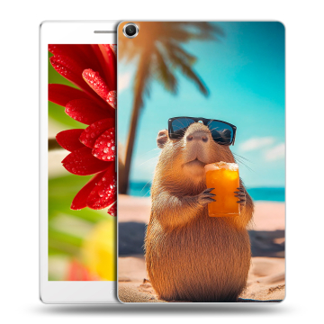Силиконовый чехол на ASUS ZenPad 8 с принтом Капибара Силиконовый чехол на ASUS ZenPad 8 с принтом Капибара