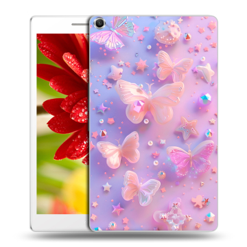 Силиконовый чехол на ASUS ZenPad 8 с принтом Бабочки Силиконовый чехол на ASUS ZenPad 8 с принтом Бабочки