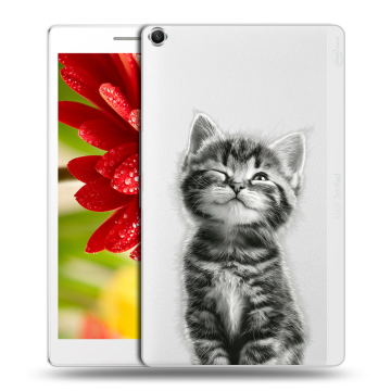 Силиконовый чехол на ASUS ZenPad 8 с принтом Котенок
