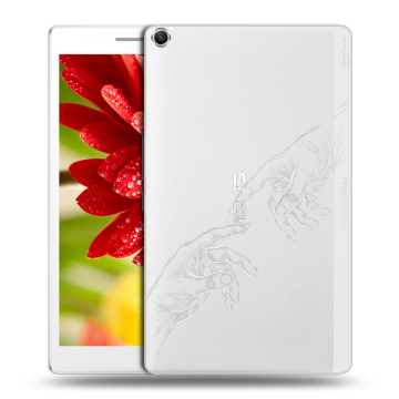 Силиконовый чехол на ASUS ZenPad 8 с принтом Сотворение мира
