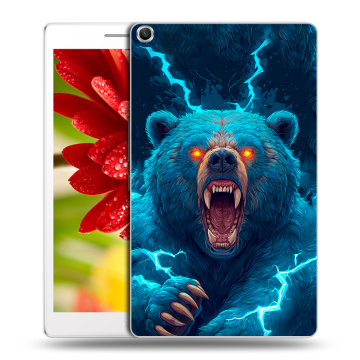 Силиконовый чехол на ASUS ZenPad 8 с принтом Медведь