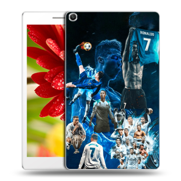 Силиконовый чехол на ASUS ZenPad 8 с принтом Реал Роналдо