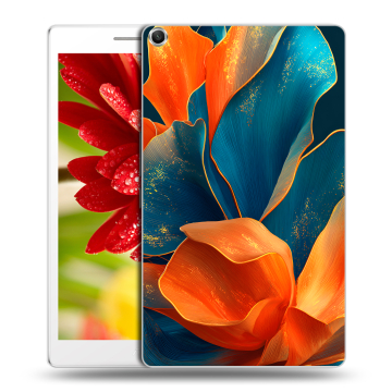 Силиконовый чехол на ASUS ZenPad 8 с принтом Цветы