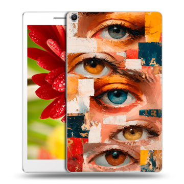 Силиконовый чехол на ASUS ZenPad 8 с принтом Модный принт