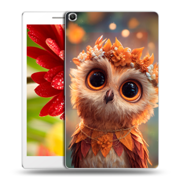 Силиконовый чехол на ASUS ZenPad 8 с принтом Милая сова